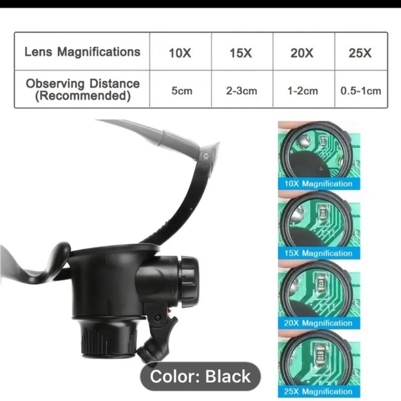 Watch Repair Magnifier with LED - NWT - Picture 5 of 9